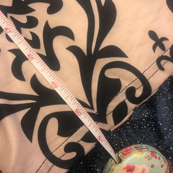 Summer Dress Sleeveless BlackTop with Pattern Pink - Picture 9 of 11